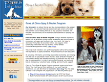 Tablet Screenshot of chicospayneuter.org